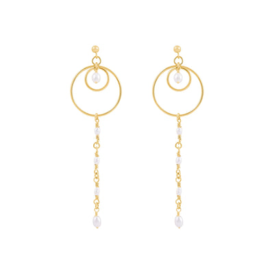 Alana Maria Belle Earrings, Gold