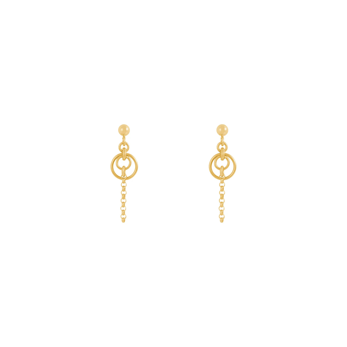 Alana Maria Lavia Earrings, Gold