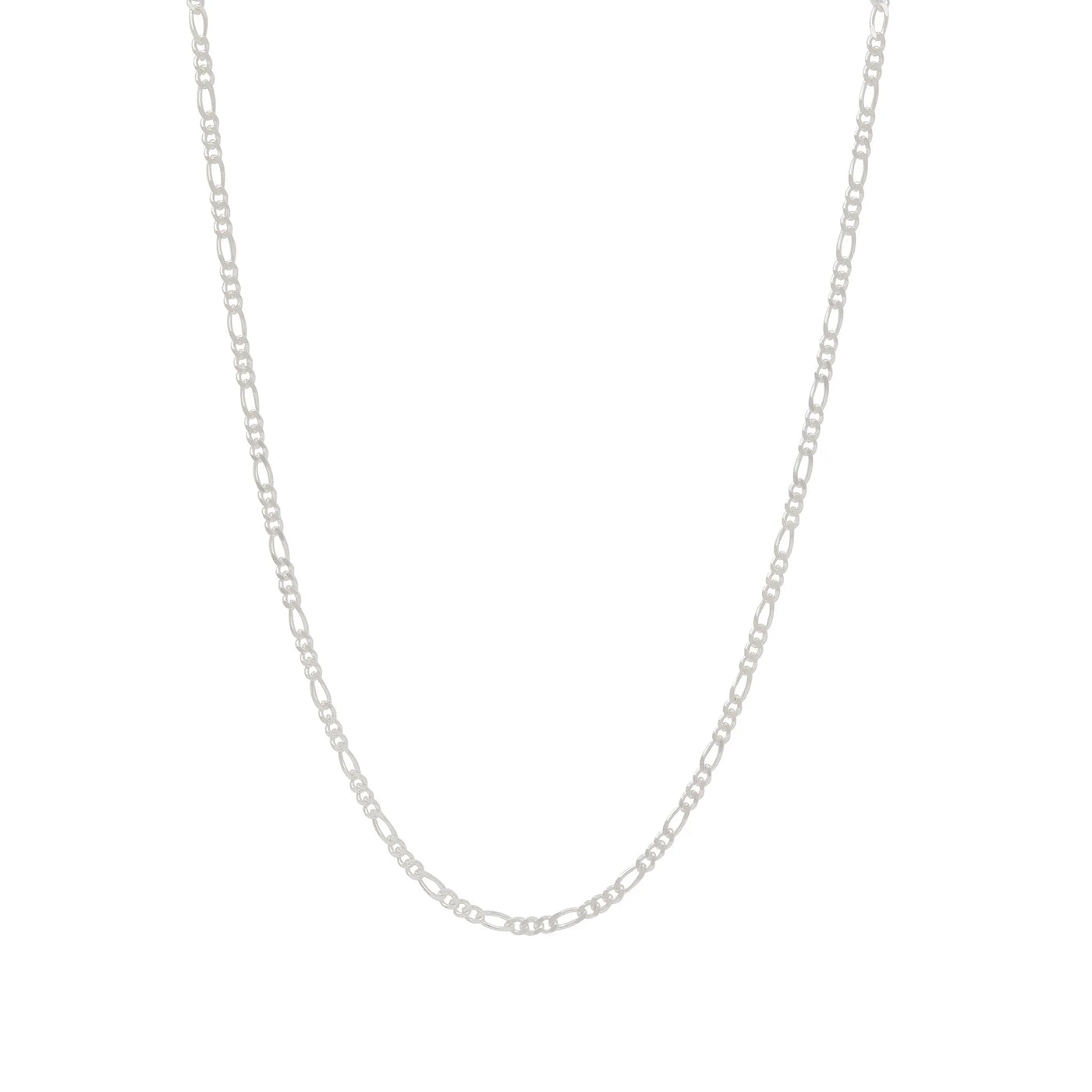 Alana Maria Men's Figaro Necklace, Silver