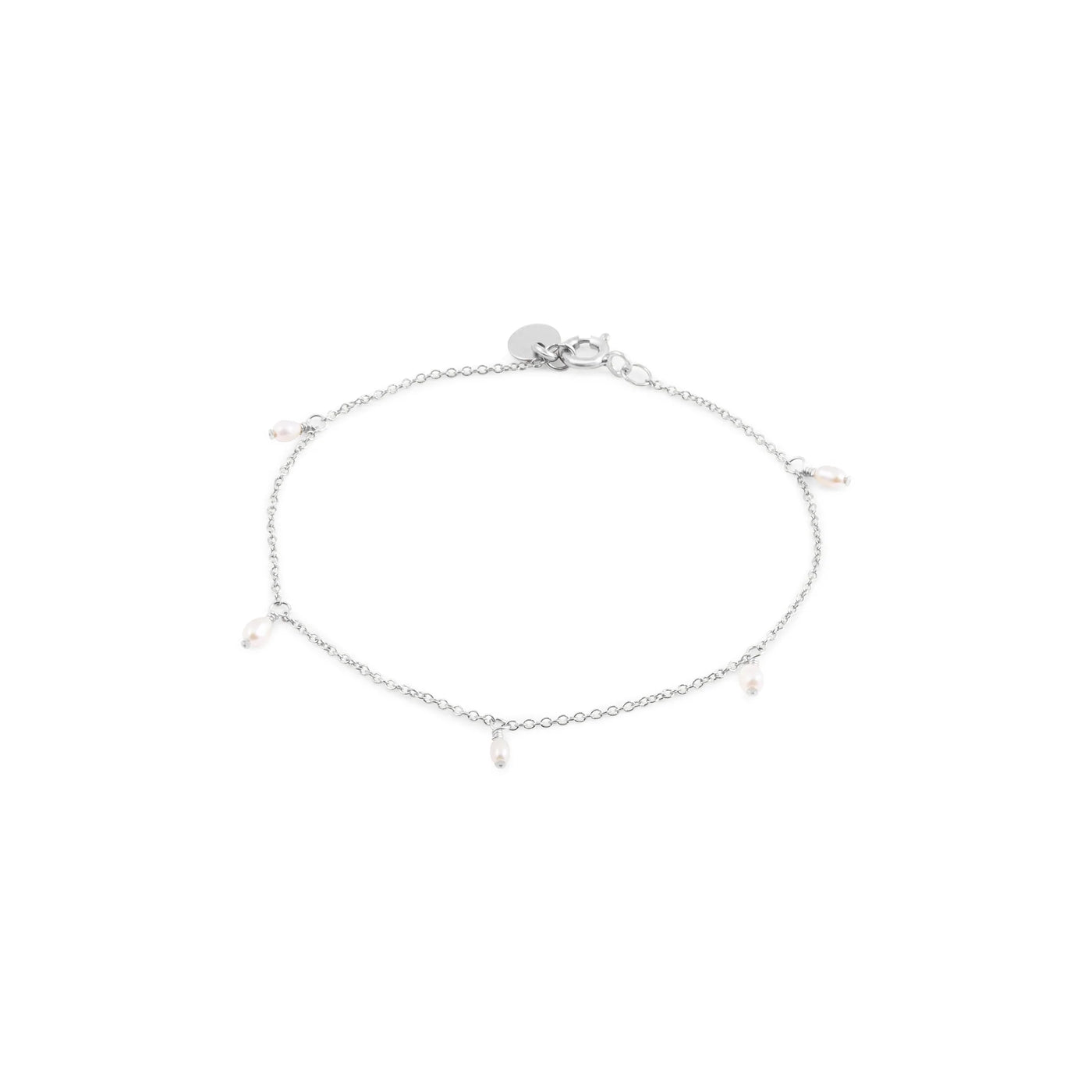 Alana Maria Prim Pearl Bracelet, Silver