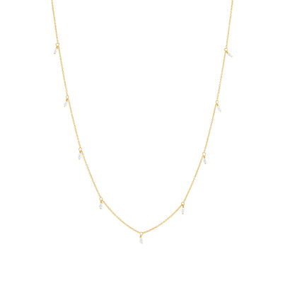 Alana Maria Prim Freshwater Pearl Necklace, Gold