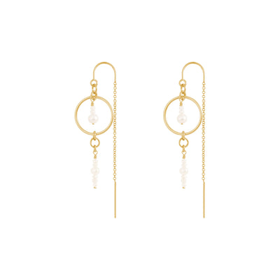 Alana Maria Sierra Earrings, Gold