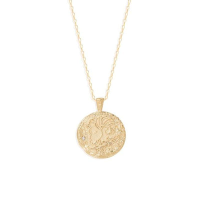 By Charlotte Aries Written in the Stars Zodiac Necklace, Gold or Silver