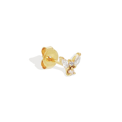 By Charlotte 14k Gold Angelic Single Stud Earring