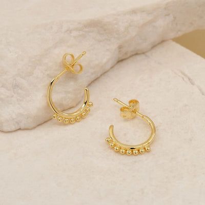 By Charlotte Cherish Hoop Earrings, Gold or Silver