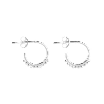 By Charlotte Cherish Hoop Earrings, Gold or Silver