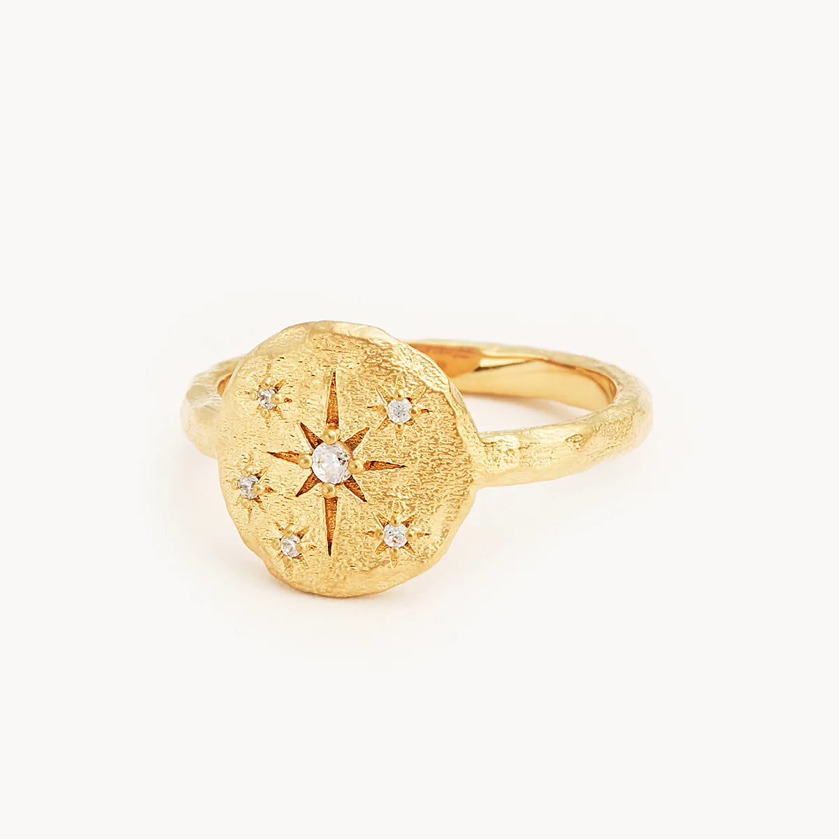 By Charlotte Desert Sky Ring, Gold or Silver