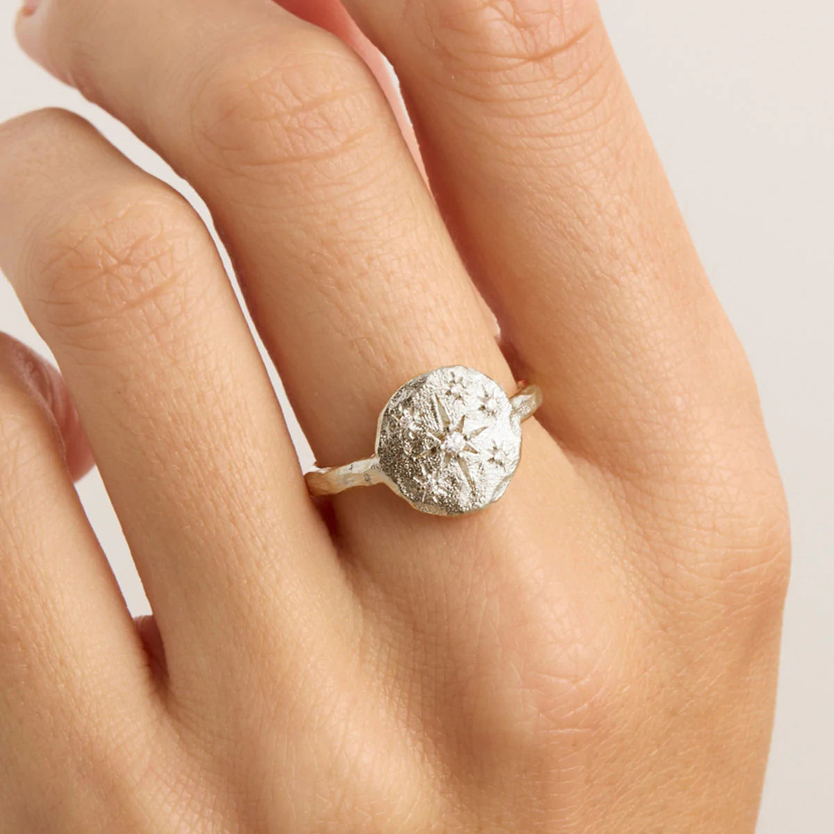 By Charlotte Desert Sky Ring, Gold or Silver