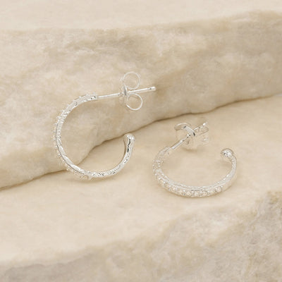 By Charlotte Divine Light Hoop Earrings, Gold or Silver