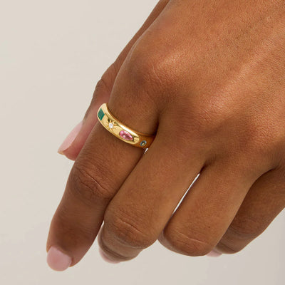 By Charlotte Connect to the Universe Ring, Gold