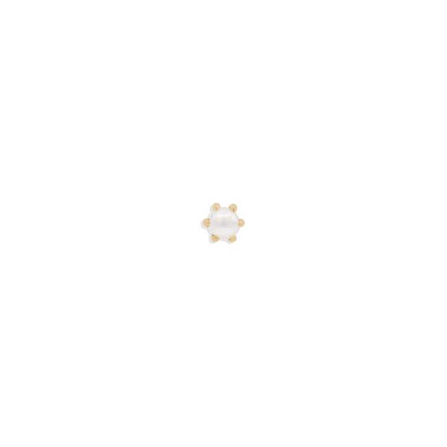 By Charlotte 14k Gold Peace Single Stud Earring