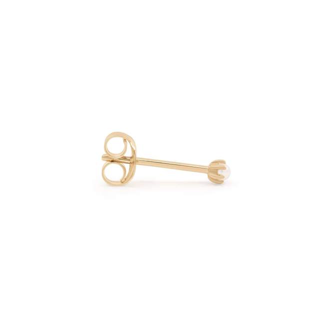 By Charlotte 14k Gold Peace Single Stud Earring