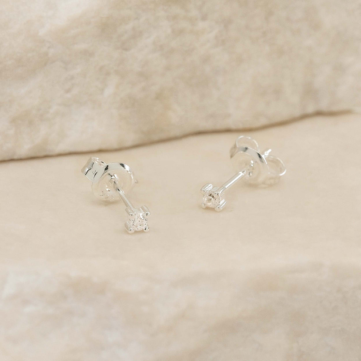 By Charlotte Pure Light Stud Earrings, Gold or Silver