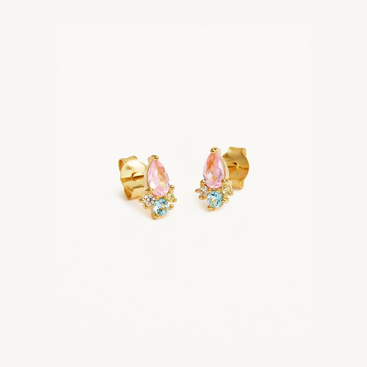 By Charlotte Cherished Connection Stud Earrings, Gold or Silver