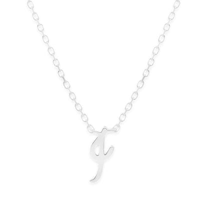 By Charlotte Love Letter Initial Necklace, Silver