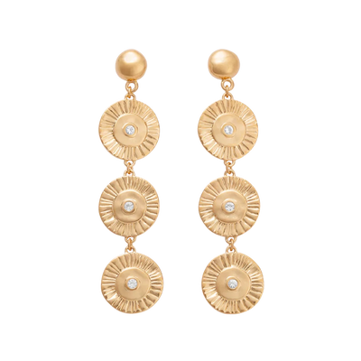 Kirstin Ash Afterglow Earrings, Gold