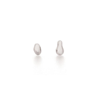 Linda Tahija Organica Studs, Silver