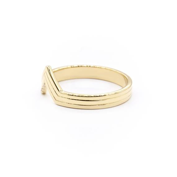 Natalie Marie Diamond Chione Ring, Gold