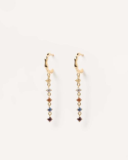 PD Paola Sage Earrings, Gold