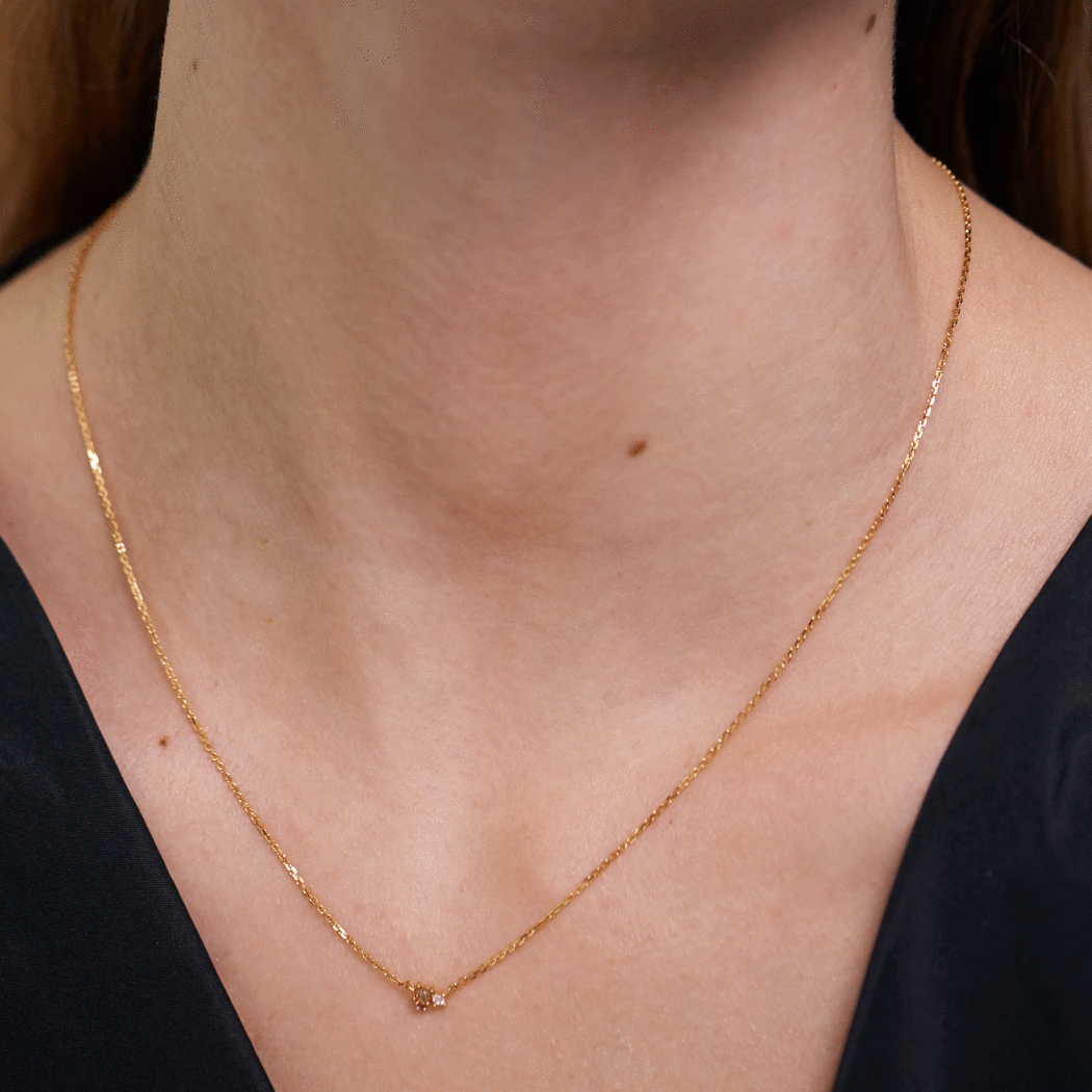 PD Paola Rosé Blush Necklace, Gold