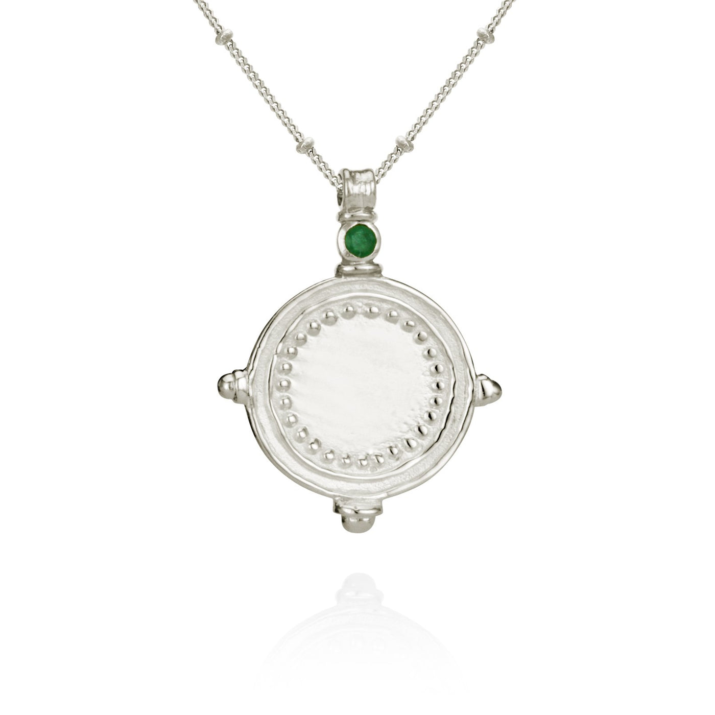 Temple of the Sun Sura Necklace, Silver