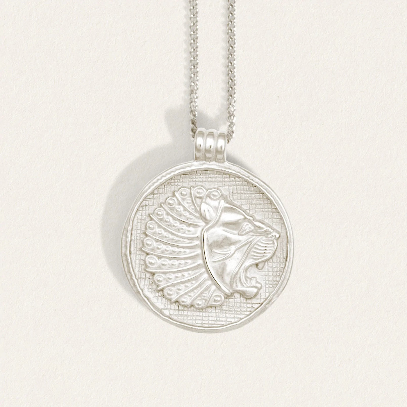 Temple of the Sun Babylon Necklace, Silver