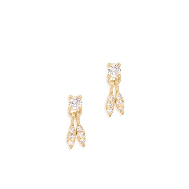 By Charlotte Wish Stud Earrings, Gold